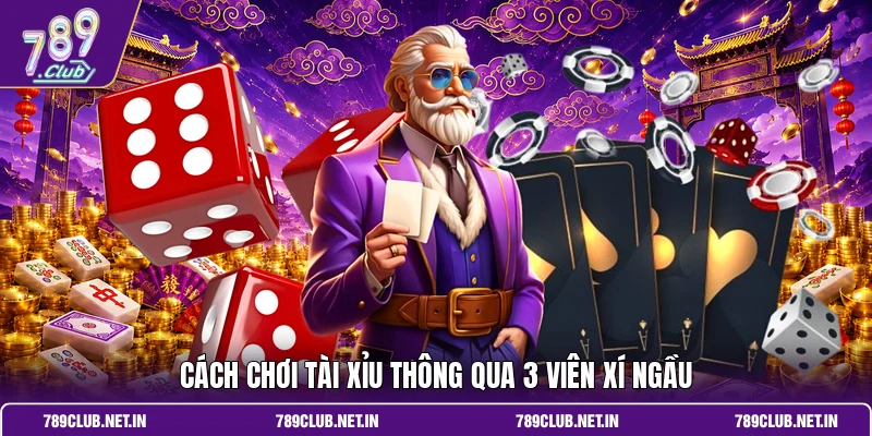 Cách chơi Tài xỉu thông qua 3 viên xí ngầu